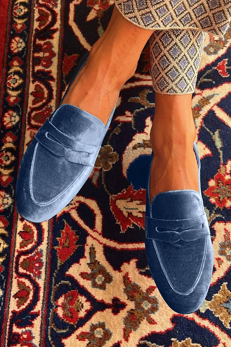 Lorenza | Mocasín de terciopelo