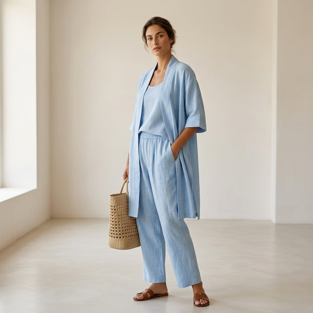 Isabela™ | Conjunto de lino elegante y sofisticado