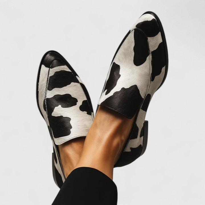 Antonella | Mocasín con Estampado Bicolor