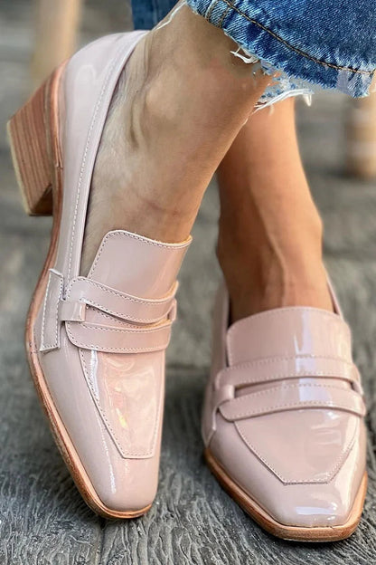 Cristina | Mocasín con tacón de bloque
