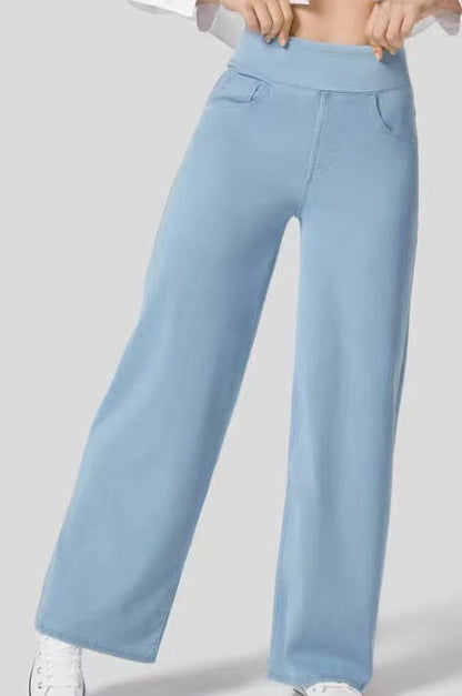 Solène - Jeans mit weitem Bein und entspannter Passform