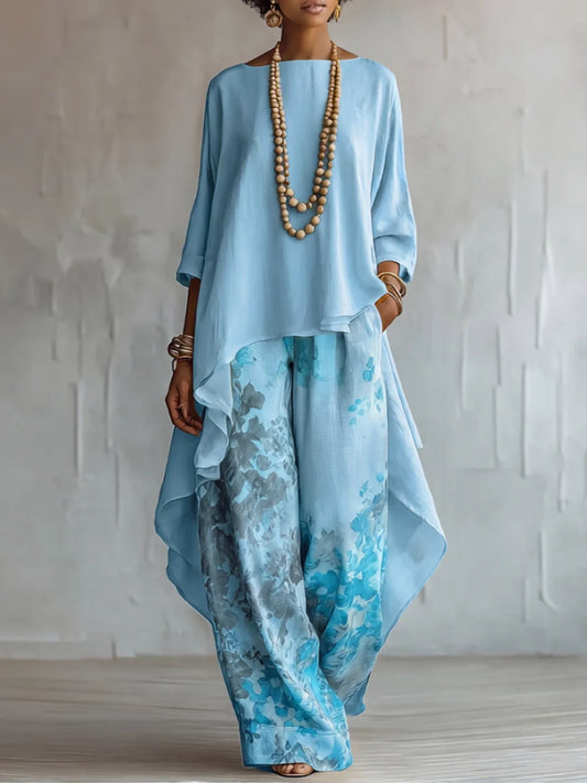 Ginevra | Conjunto fluido asimétrico floral