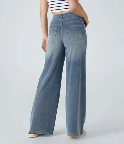 Solène - Jeans mit weitem Bein und entspannter Passform