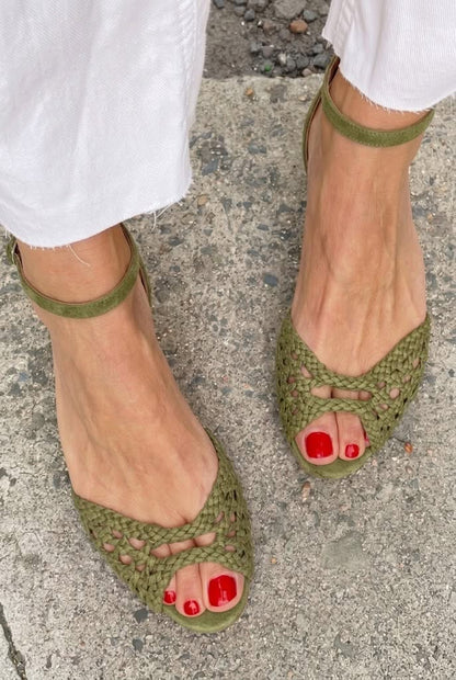 Sandalias con tira para el tobillo