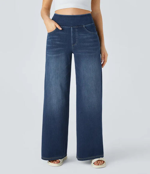 Solène - Jeans mit weitem Bein und entspannter Passform