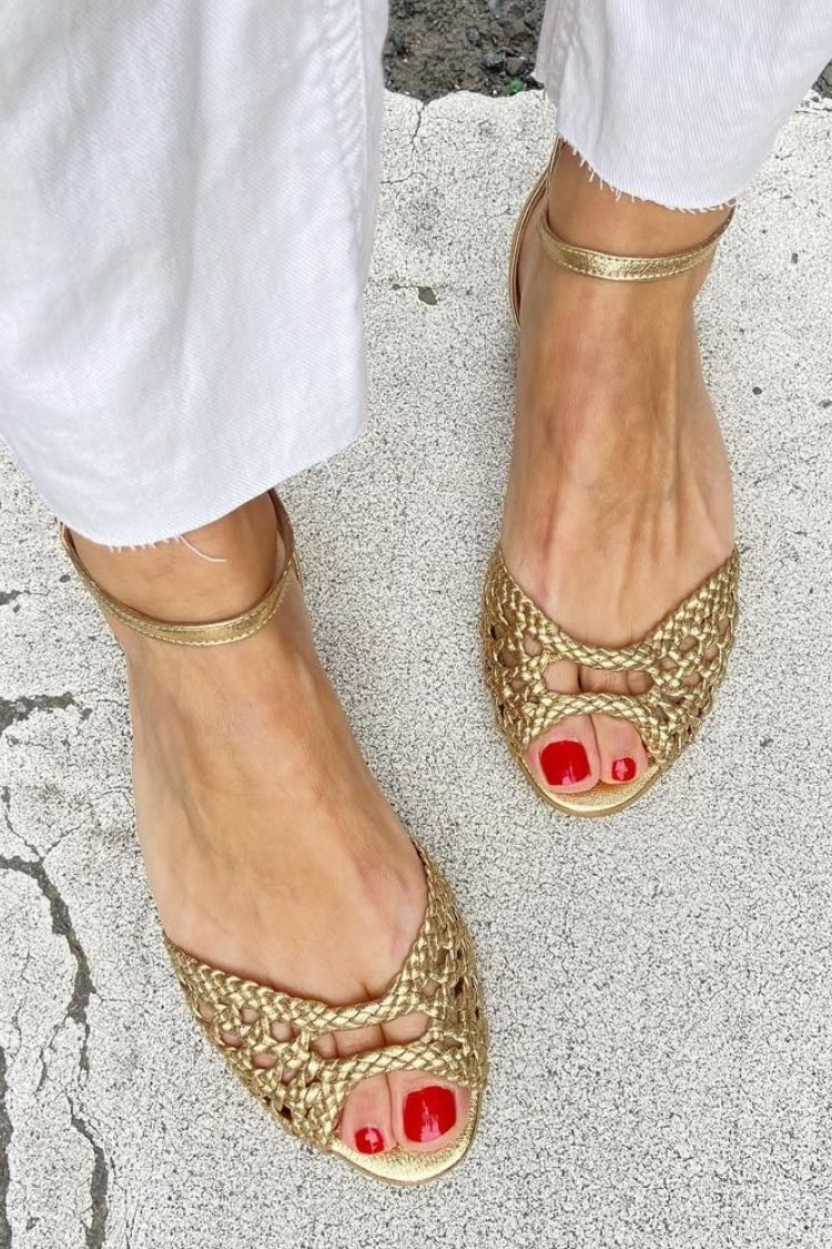 Sandalias con tira para el tobillo