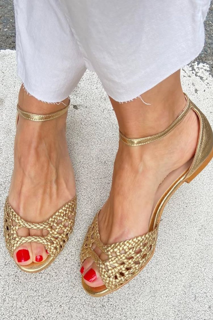 Sandalias con tira para el tobillo