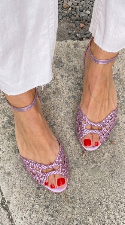 Sandalias con tira para el tobillo