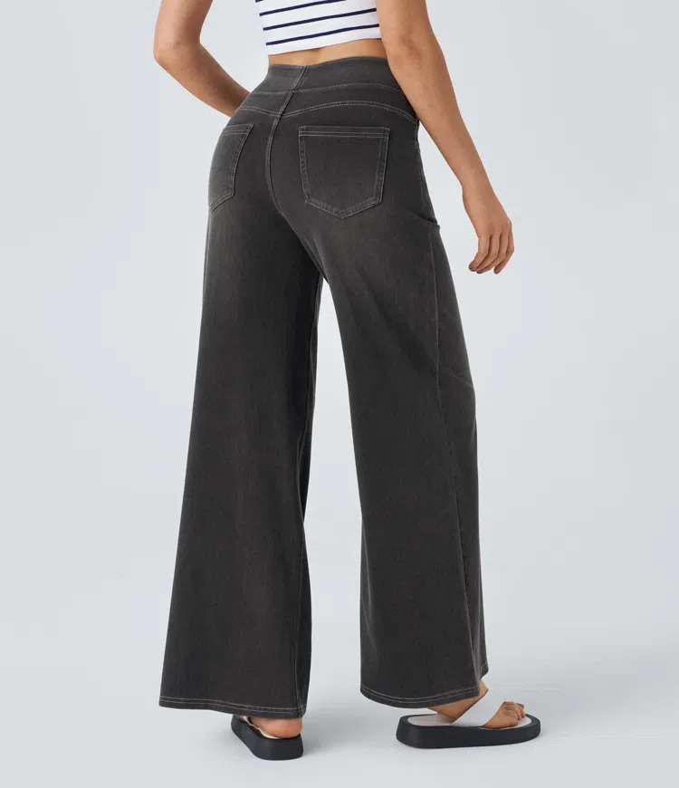 Solène - Jeans mit weitem Bein und entspannter Passform