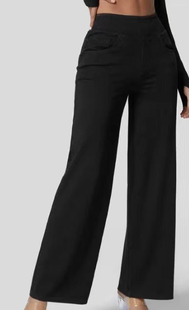 Solène - Jeans mit weitem Bein und entspannter Passform