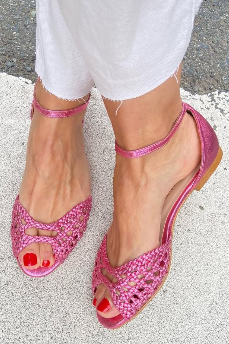 Sandalias con tira para el tobillo