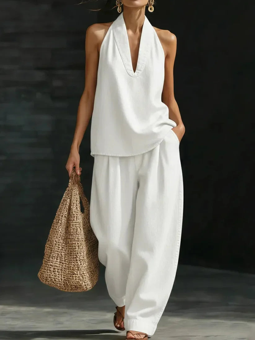 Martina | Conjunto Largo Fluido con Escote en V