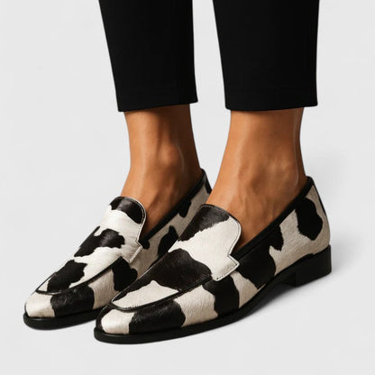 Antonella | Mocasín con Estampado Bicolor