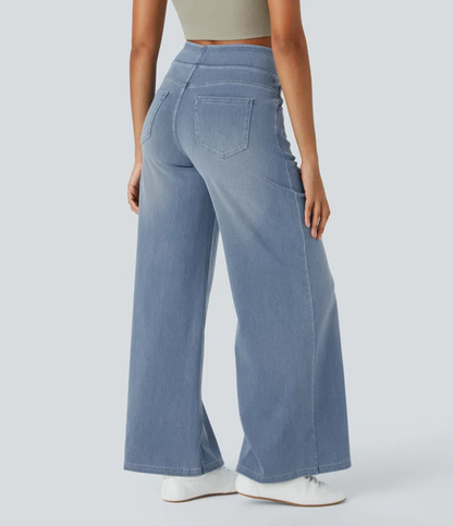 Solène - Jeans mit weitem Bein und entspannter Passform