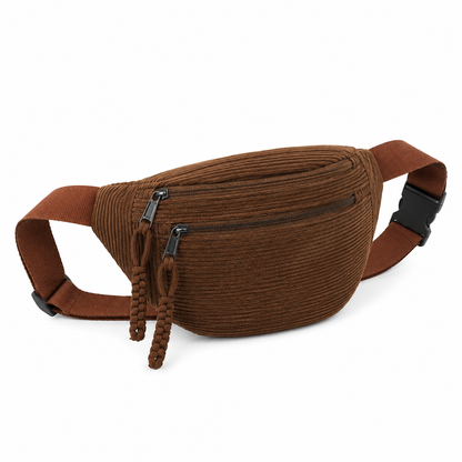 Petra | Bolso de hombro de terciopelo acanalado