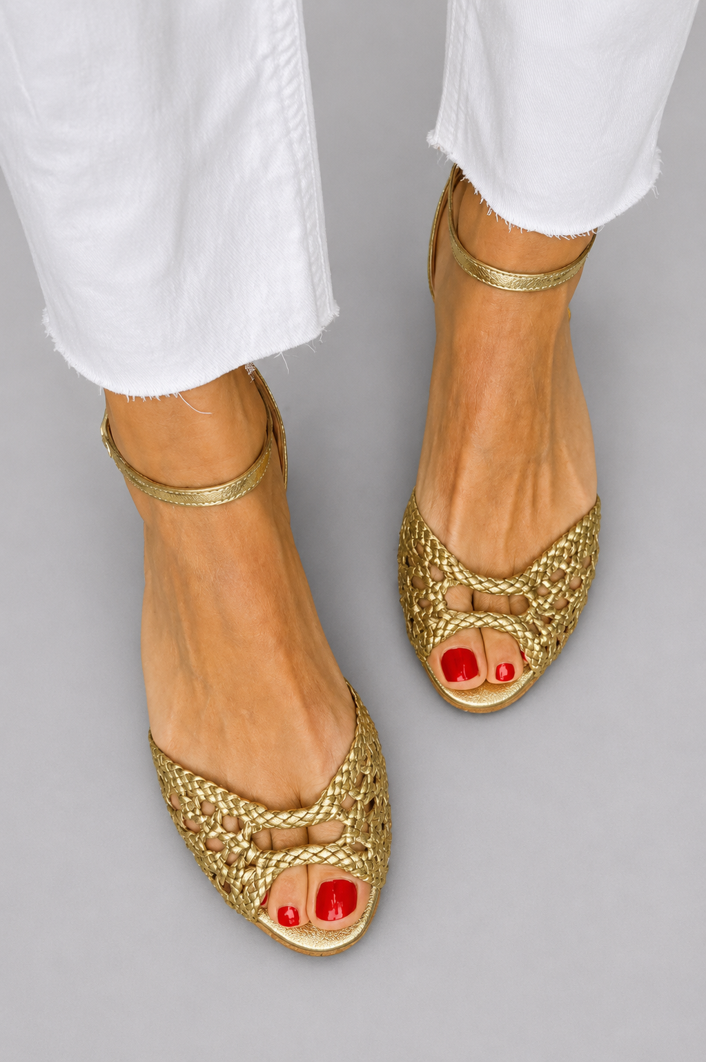 Sandalias con tira para el tobillo