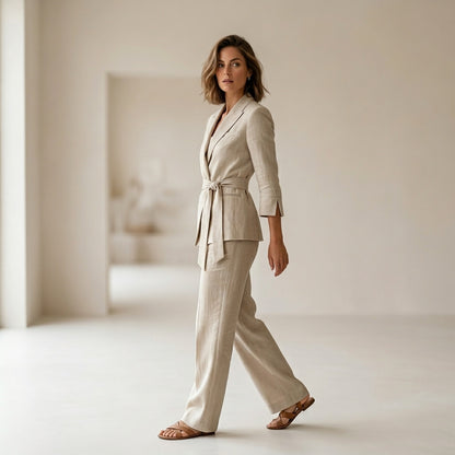 Veronica™ | Conjunto Elegante con Lazo - Toque de Distinción