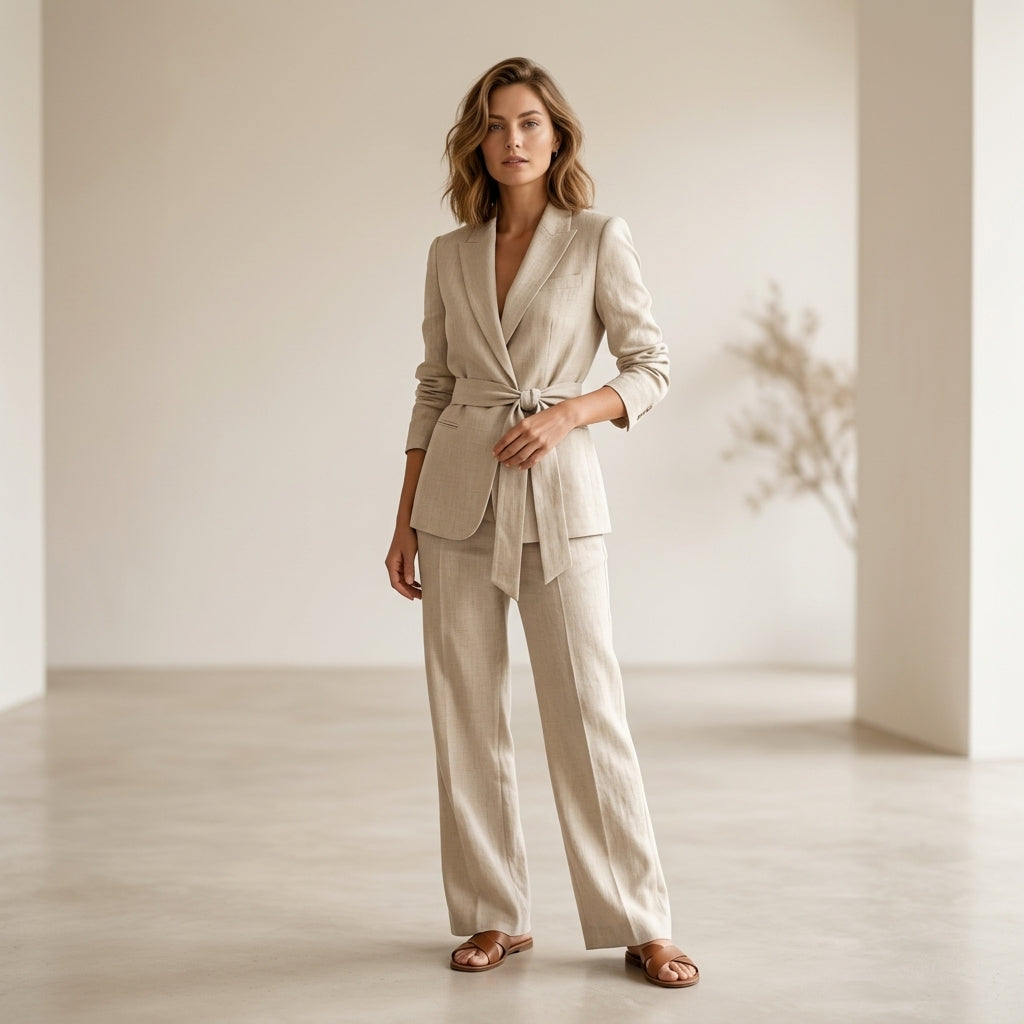 Veronica™ | Conjunto Elegante con Lazo - Toque de Distinción