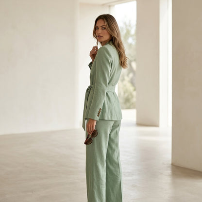 Veronica™ | Conjunto Elegante con Lazo - Toque de Distinción