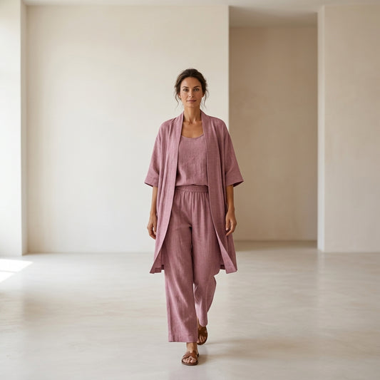 Isabela™ | Conjunto de lino elegante y sofisticado