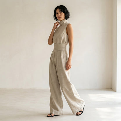 Angeles – Elegantes Leinen-Set