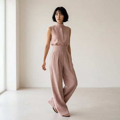 Angeles – Elegantes Leinen-Set