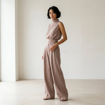 Angeles – Elegantes Leinen-Set