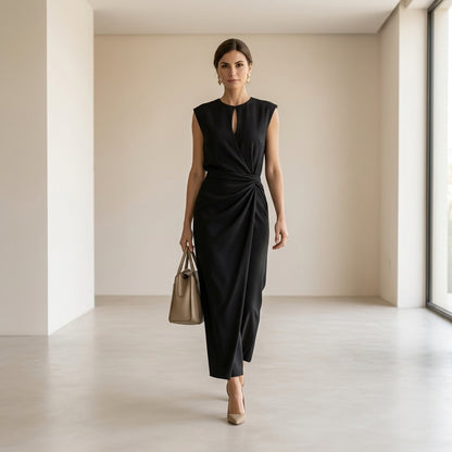 Elegantes himmelblaues Kleid Aura™ – Raffinierte Silhouette