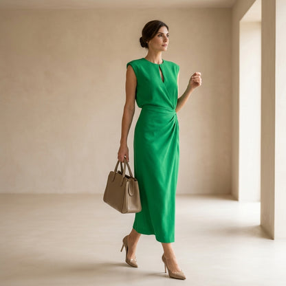 Elegantes himmelblaues Kleid Aura™ – Raffinierte Silhouette