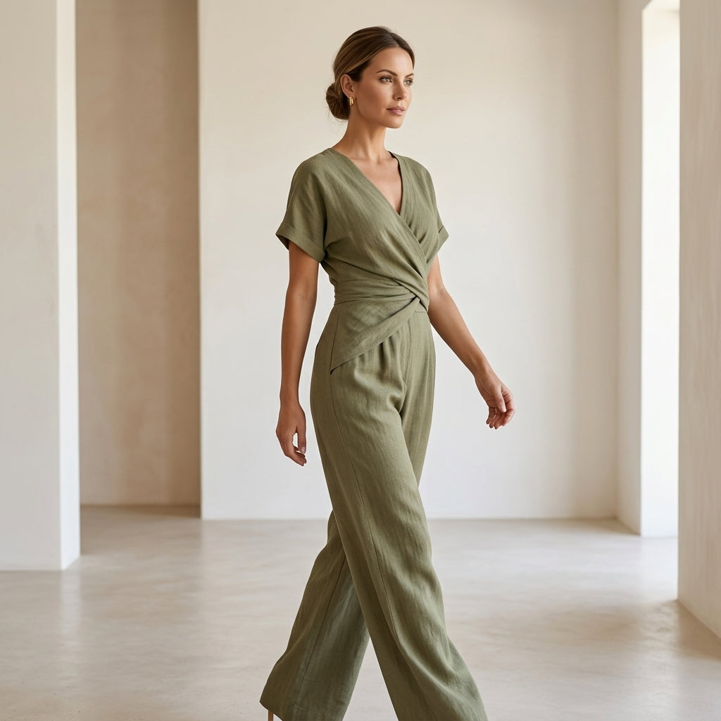 Emma Velvet™ Elegante conjunto primaveral