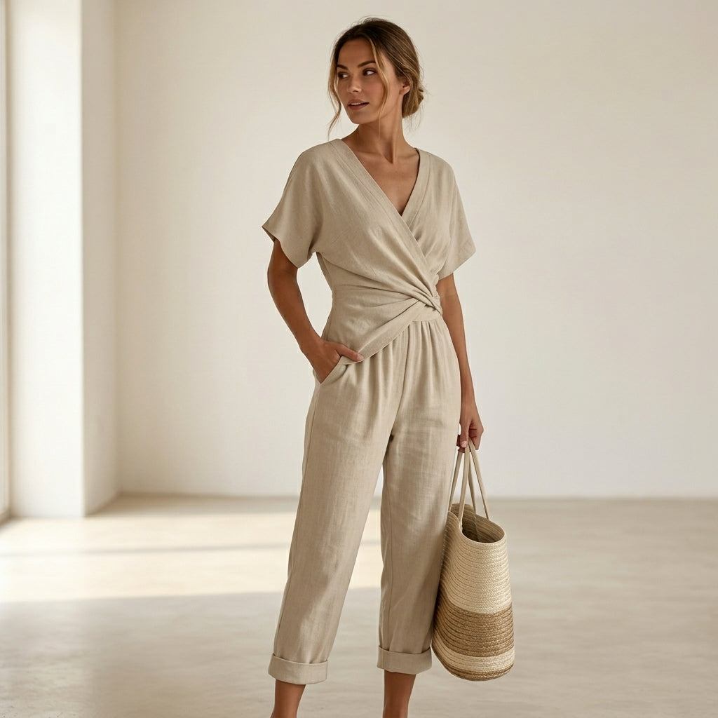 Emma Velvet™ Elegante conjunto primaveral