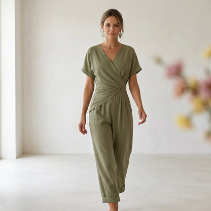 Emma Velvet™ Elegante conjunto primaveral