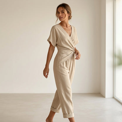 Emma Velvet™ Elegante conjunto primaveral