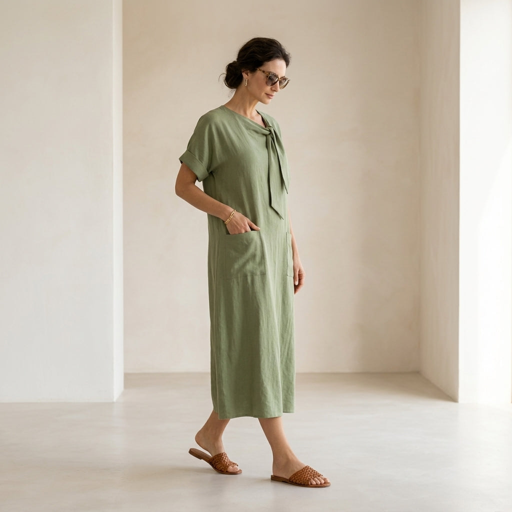 Emma Velvet™ Elegante Vestido con bolsillos