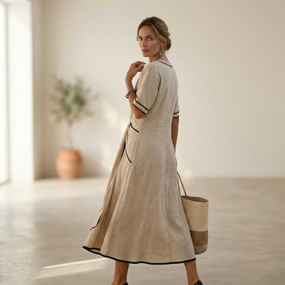 Emma Velvet™ Vestido elegante primaveral