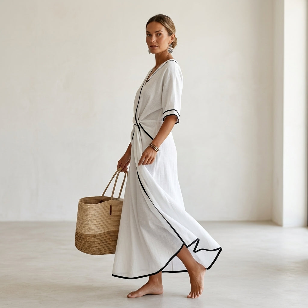 Emma Velvet™ Vestido elegante primaveral