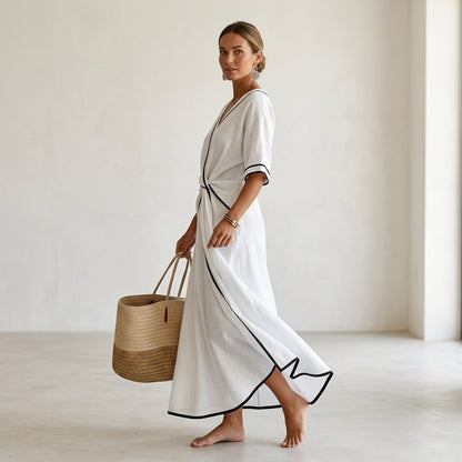 Emma Velvet™ Vestido elegante primaveral