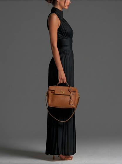 Mono Emma Velvet| mono negro plisado