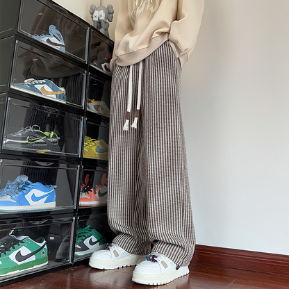 XAVIERA – PANTALONES DE FELPA MODERNOS A RAYAS