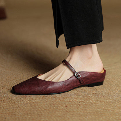 Renata | Mules en Vera Pelle