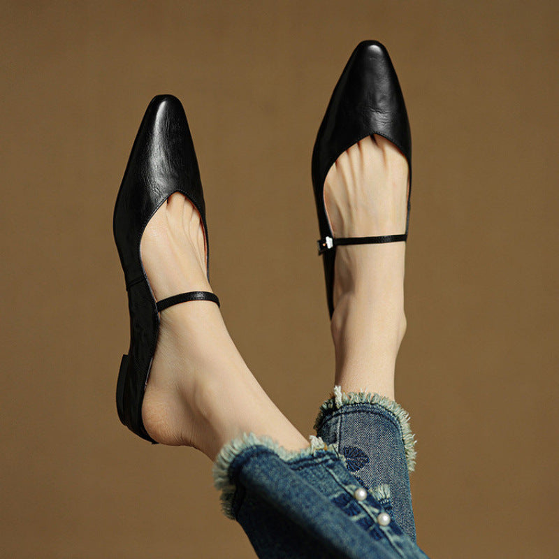 Renata | Mules en Vera Pelle