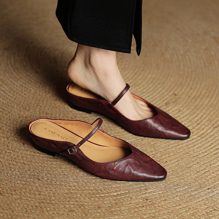Renata | Mules en Vera Pelle