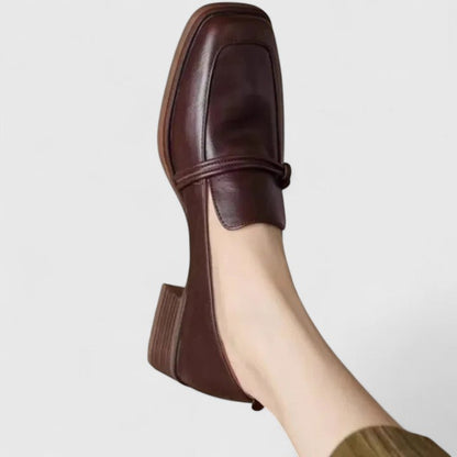 Tiziana | Mocasín Retro Punta Cuadrada