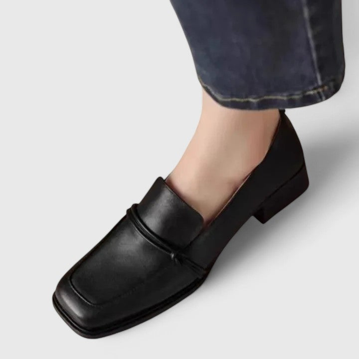 Tiziana | Mocasín Retro Punta Cuadrada
