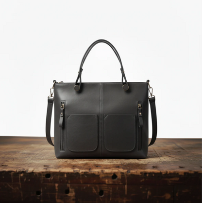 Doppeltasche Leder