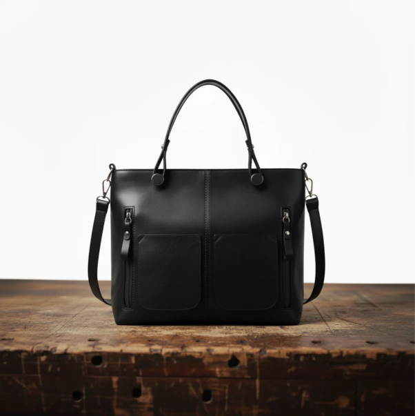 Doppeltasche Leder
