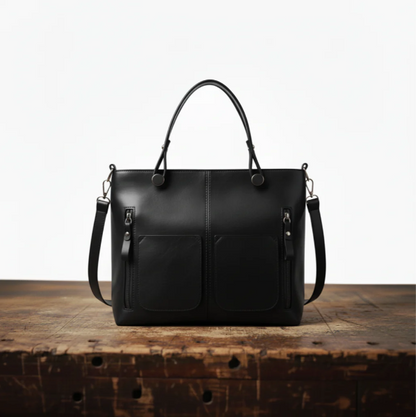 Doppeltasche Leder
