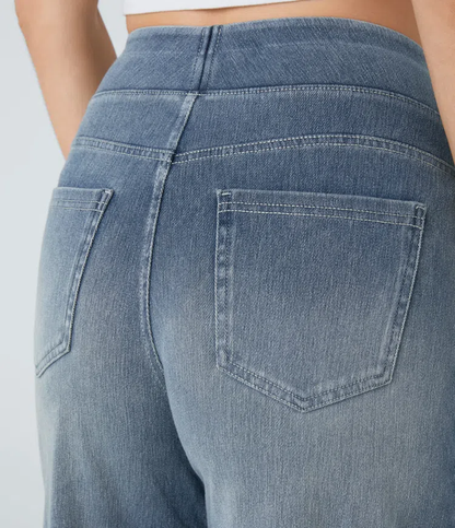 Solène - Jeans mit weitem Bein und entspannter Passform