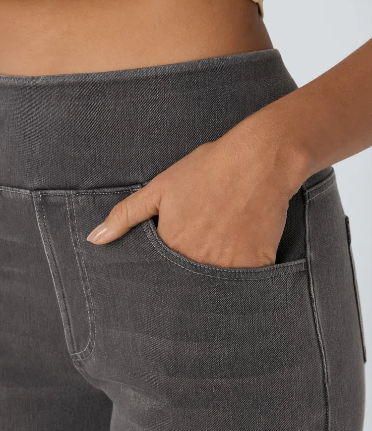 Solène - Jeans mit weitem Bein und entspannter Passform