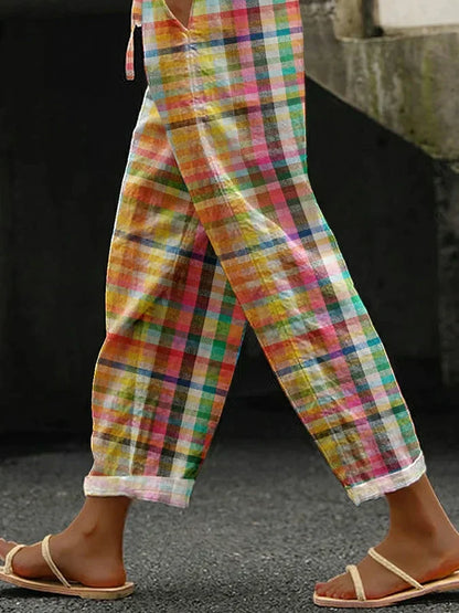 ZENARIA – PANTALONES A RAYAS CÓMODOS